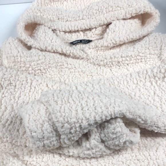 FUZZY SHEIN CROP TOP SWEATER - Picture 4 of 4